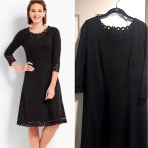 Talbots Dress Black Dress Size 14 Lace Dress LBD